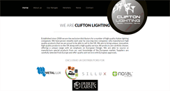 Desktop Screenshot of cliftonlighting.co.uk